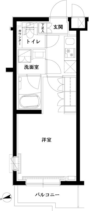 ルーブル高島平弐番館 間取り図