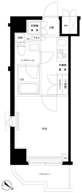 ルーブル川崎貝塚弐番館 間取り図