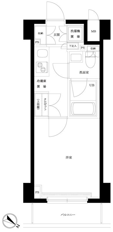 ルーブル川崎貝塚弐番館 間取り図