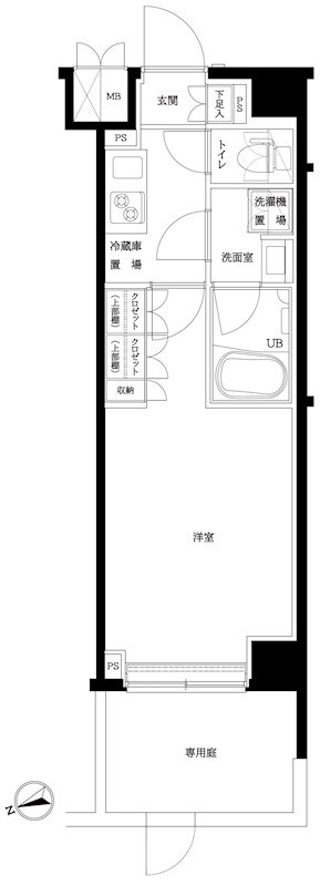 ルーブル五反野弐番館 間取り