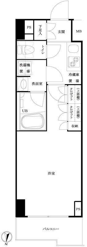 ルーブル池袋弐番館 間取り図