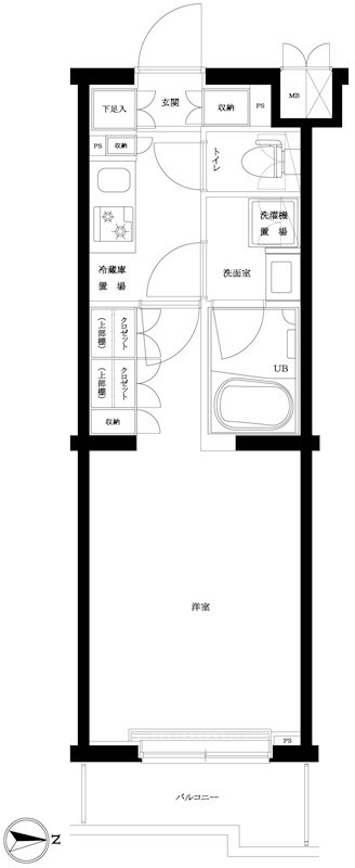 ルーブル武蔵新城参番館 間取り図