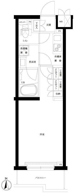 ルーブル武蔵新城伍番館 間取り図