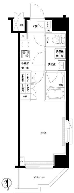 ルーブル新高島平 間取り図