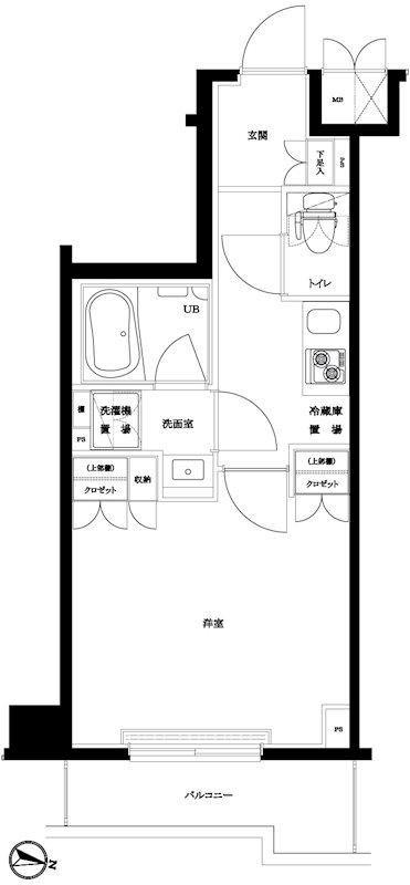 ルーブル蓮根 間取り図
