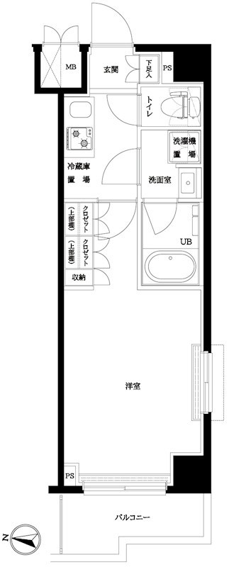 ルーブル武蔵小杉六番館 間取り図