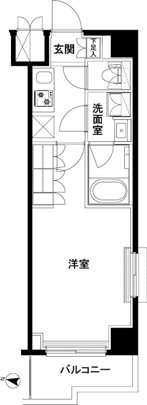 ルーブル武蔵小杉六番館 間取り図