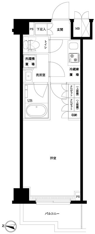 間取り ルーブル武蔵小杉六番館 間取り図