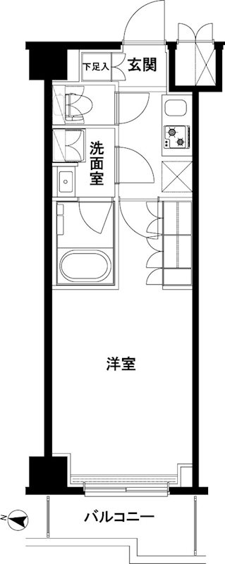 ルーブル武蔵小杉六番館 間取り図