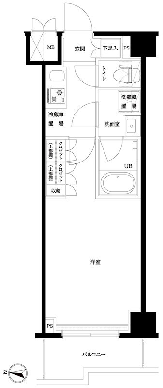 ルーブル武蔵小杉六番館 間取り図