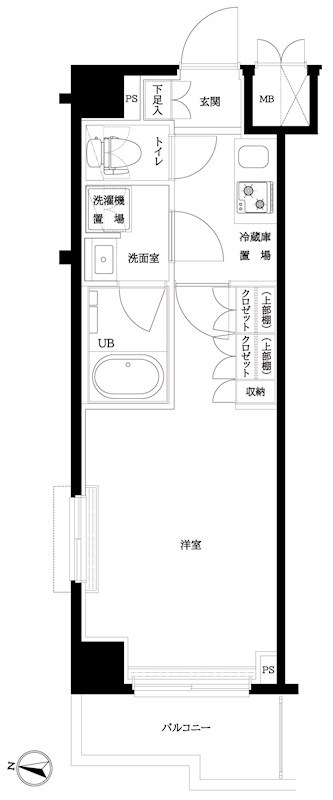 ルーブル武蔵小杉六番館 間取り図