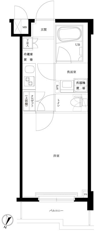 ルーブル板橋泉町壱番館 間取り図