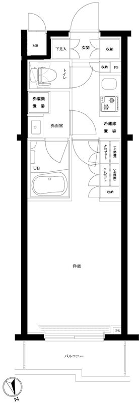 ルーブル武蔵中原参番館 間取り図