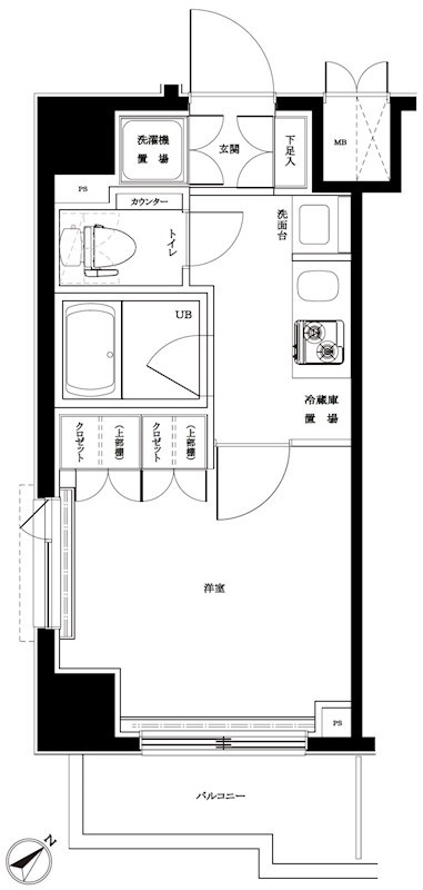 ルーブル横濱反町 間取り図