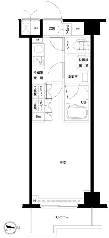 ルーブル武蔵新城六番館 間取り