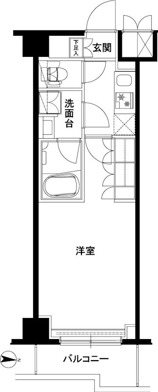 ルーブル武蔵新城六番館 間取り図