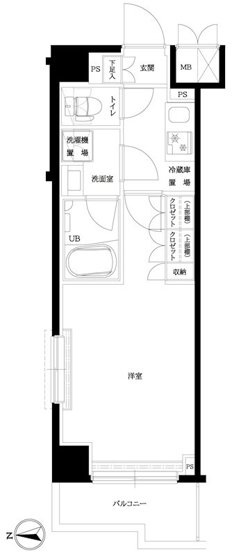 ルーブル武蔵新城六番館 間取り図