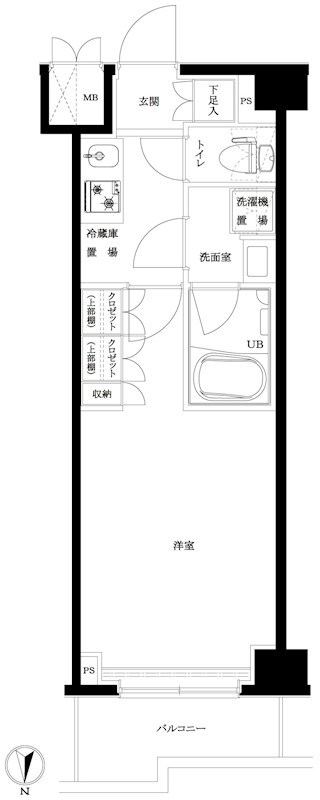 ルーブル川崎中丸子参番館 間取り図