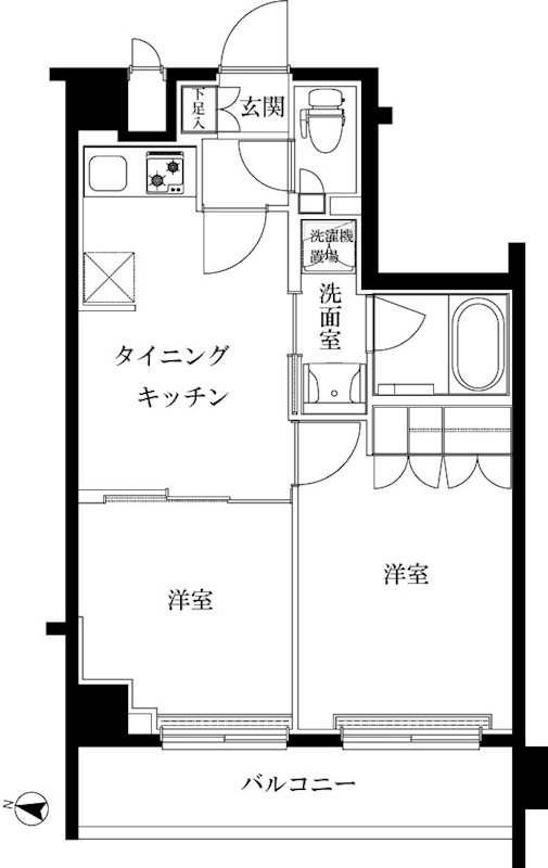 間取り ルーブル志村坂上 間取り図