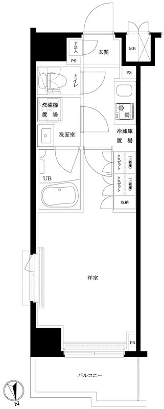 ルーブル新高島平 間取り図