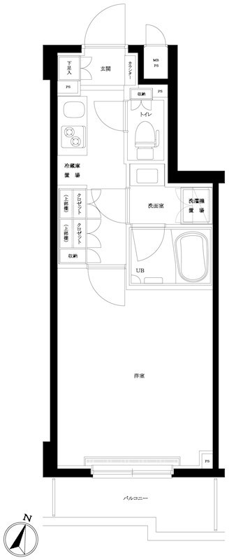 ルーブル板橋泉町壱番館 間取り図