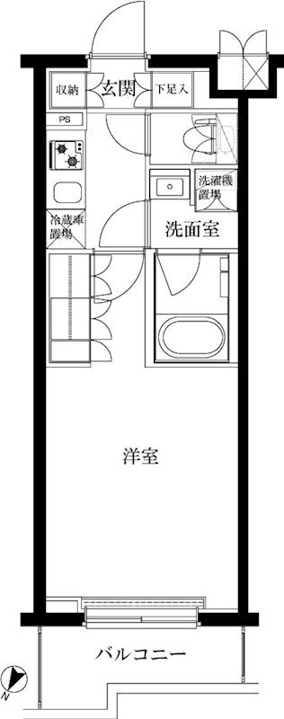 ルーブル蓮根弐番館 間取り図