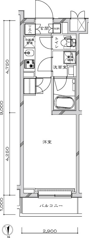 ルーブル聖蹟桜ヶ丘 間取り図