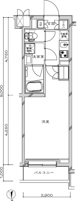 ルーブル聖蹟桜ヶ丘 間取り図