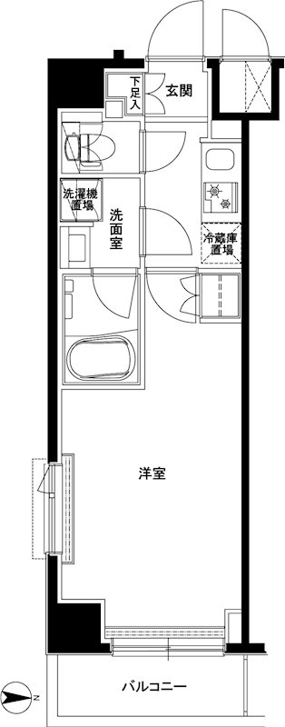 ルーブル綾瀬 間取り図