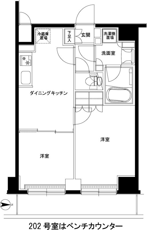 ルーブル綾瀬 間取り図