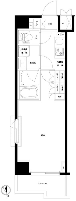 ルーブル川崎中丸子弐番館 間取り