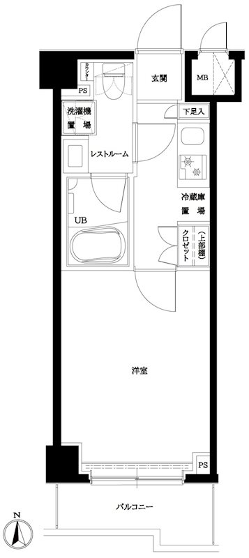 ルーブル横濱吉野町 間取り図