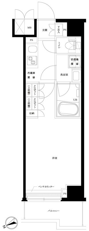 ルーブル板橋東新町弐番館 間取り図