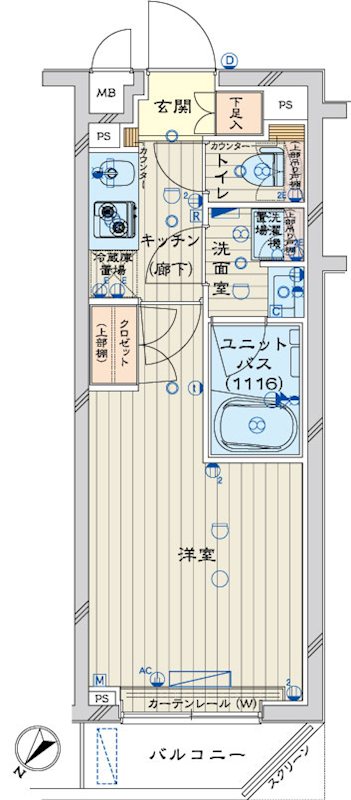 ルーブル横濱矢向弐番館 間取り図