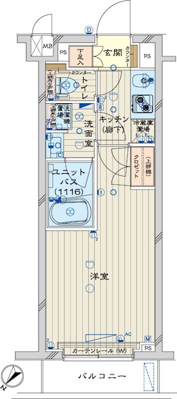 ルーブル横濱矢向弐番館 間取り図