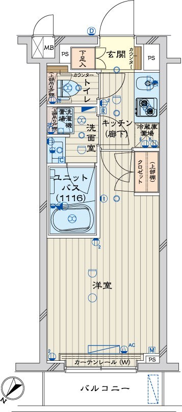 ルーブル横濱矢向弐番館 間取り図