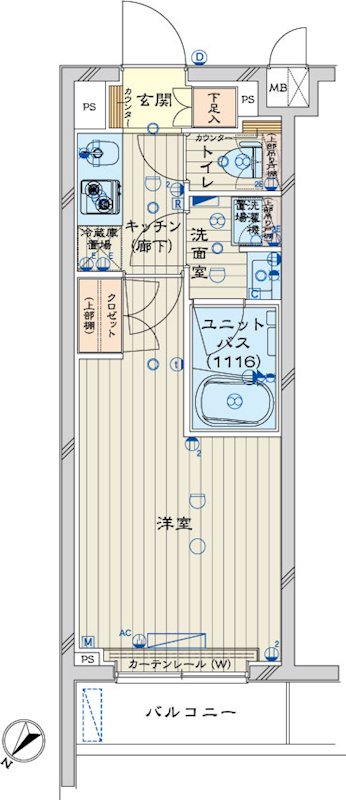 ルーブル横濱矢向弐番館 間取り図