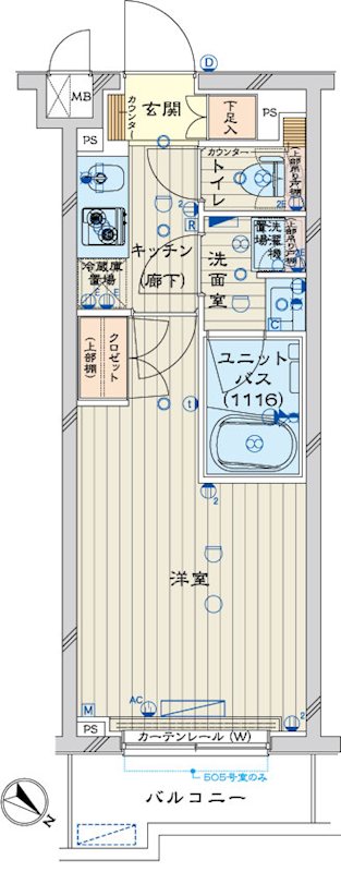 ルーブル横濱矢向弐番館 間取り図