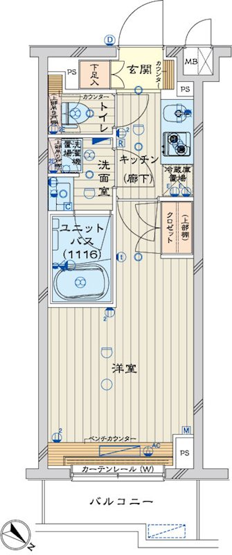 ルーブル横濱矢向弐番館 間取り図