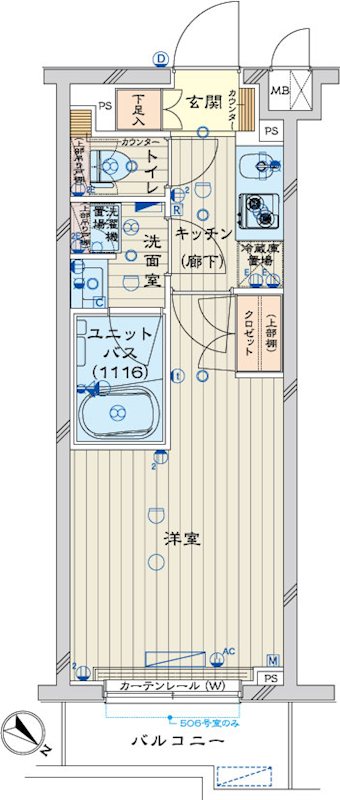 ルーブル横濱矢向弐番館 間取り図