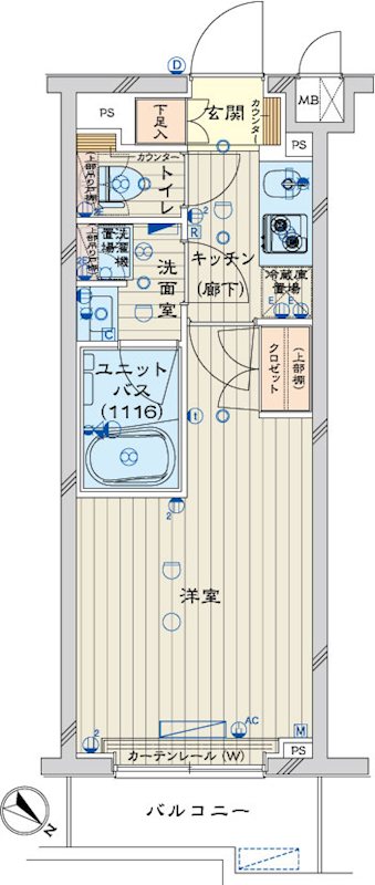 ルーブル横濱矢向弐番館 間取り図