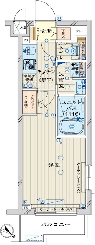 ルーブル横濱矢向弐番館 間取り図