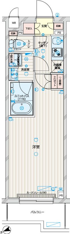ルーブル武蔵新城七番館 間取り図
