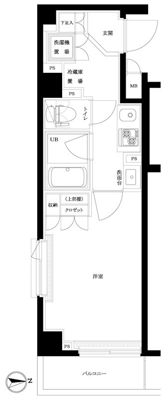 ルーブル東蒲田七番館 間取り図