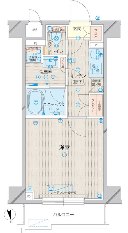 ルーブル上板橋 間取り図
