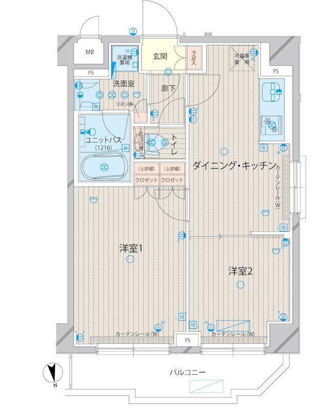 ルーブル上板橋 間取り図