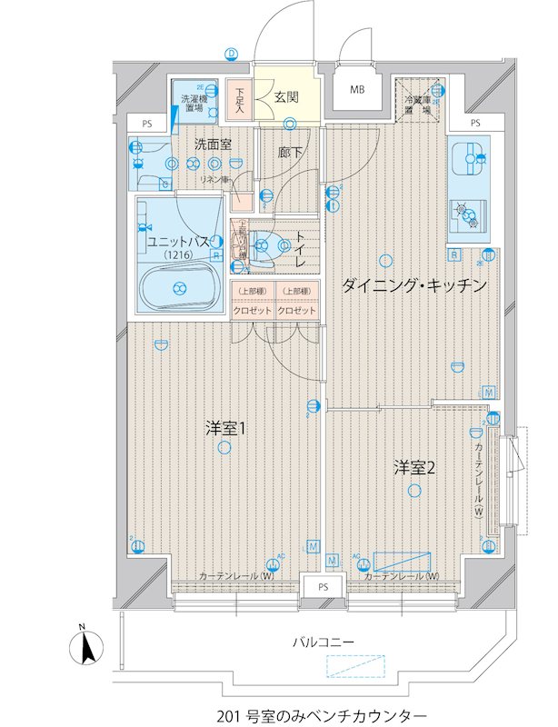 ルーブル上板橋 間取り図