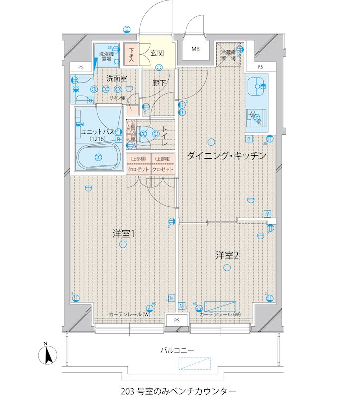 ルーブル上板橋 間取り図