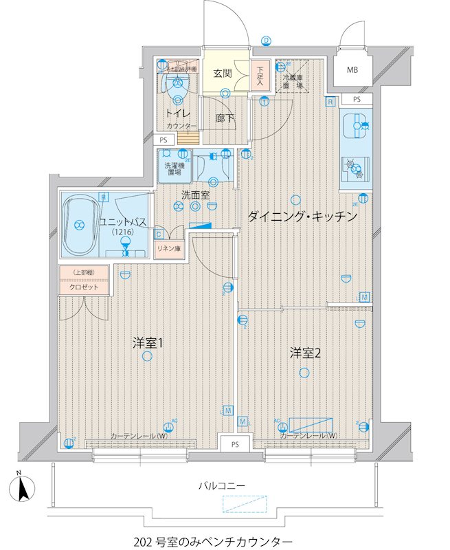 ルーブル上板橋 間取り図