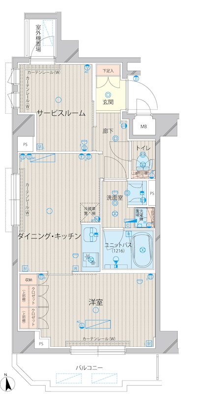 ルーブル上板橋 間取り図
